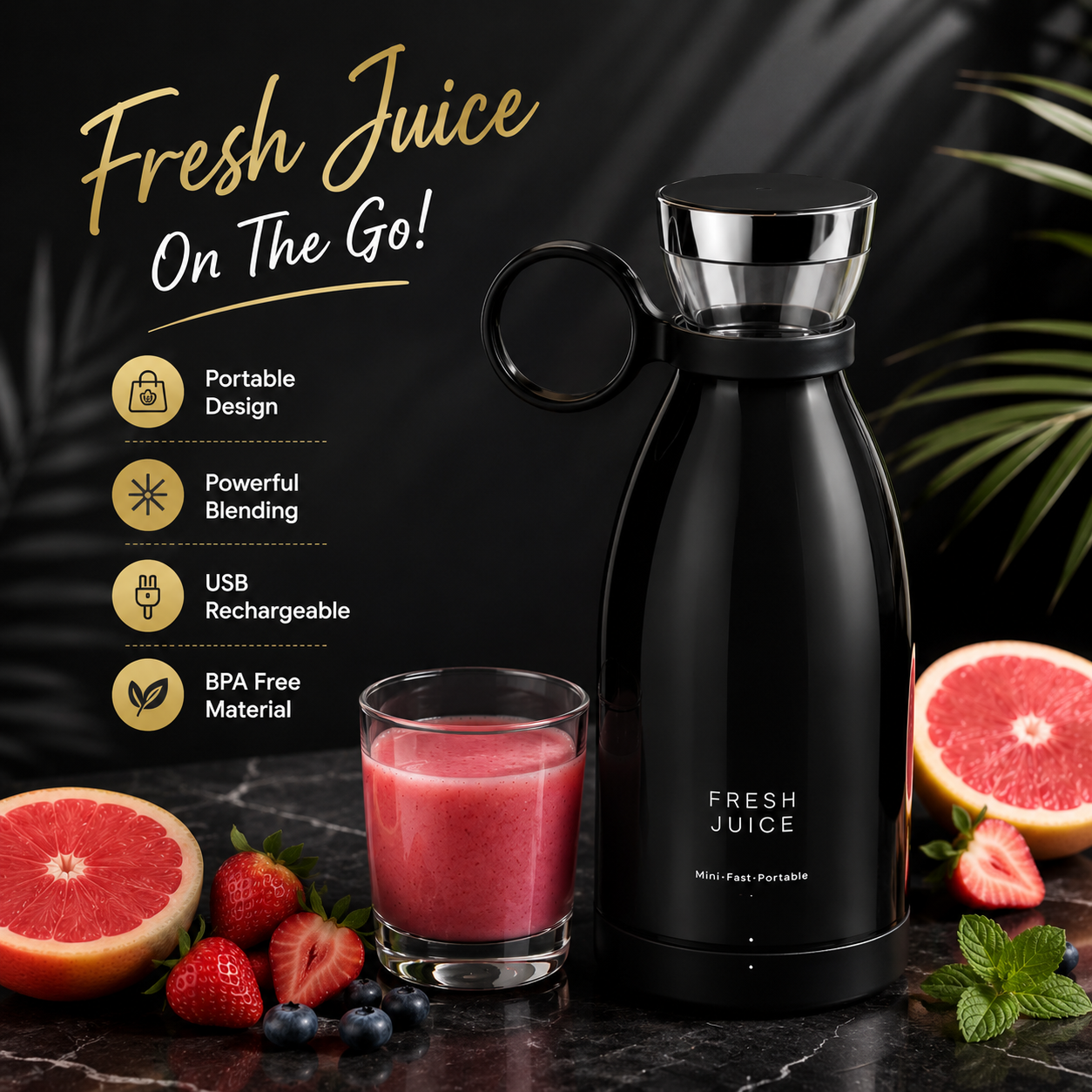 Portable Electric Juicer