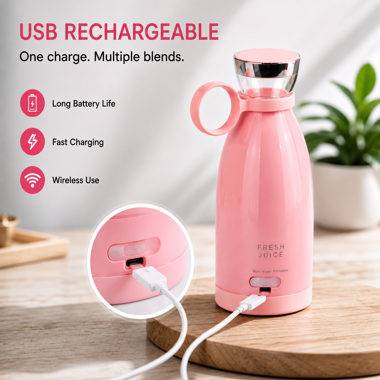 Portable Electric Juicer