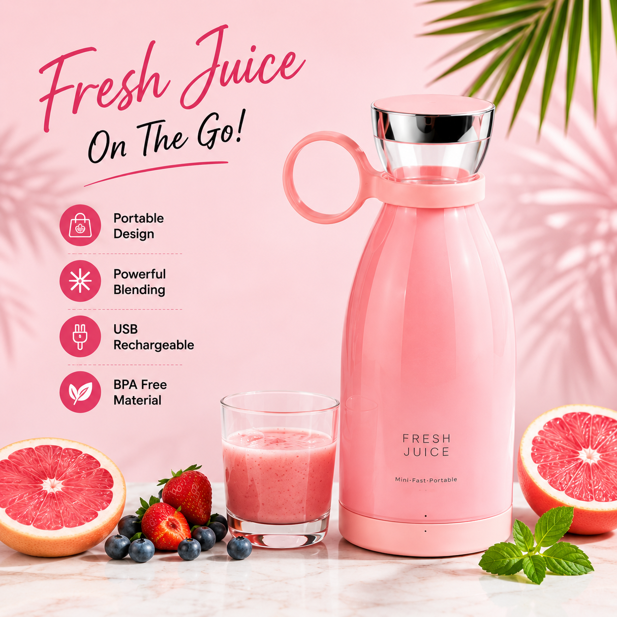 Portable Electric Juicer