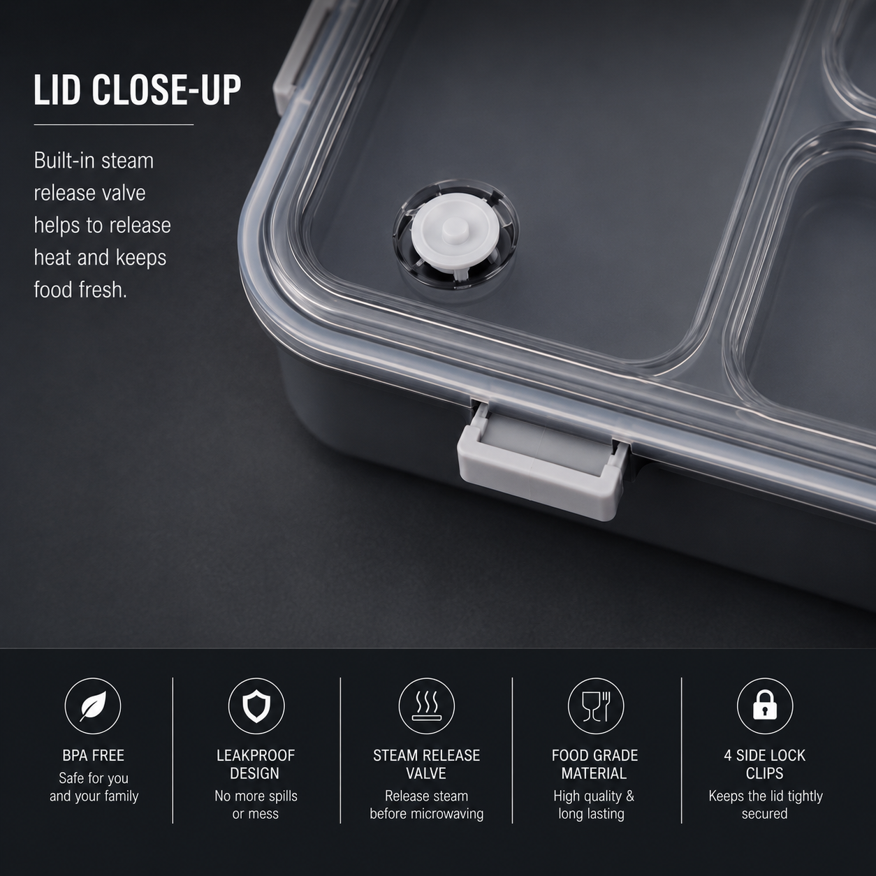 Satinless Steel Lunchbox