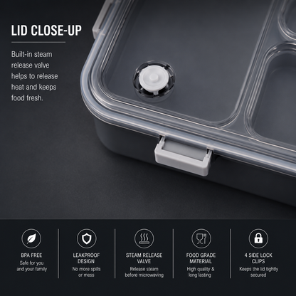 Satinless Steel Lunchbox